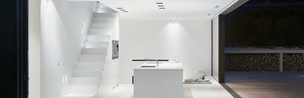 lighting design-wall washing-focus on space